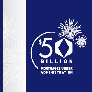 Thank you for helping us reach $50 billion in mortgages under administration!
 #MCAP$50Billion