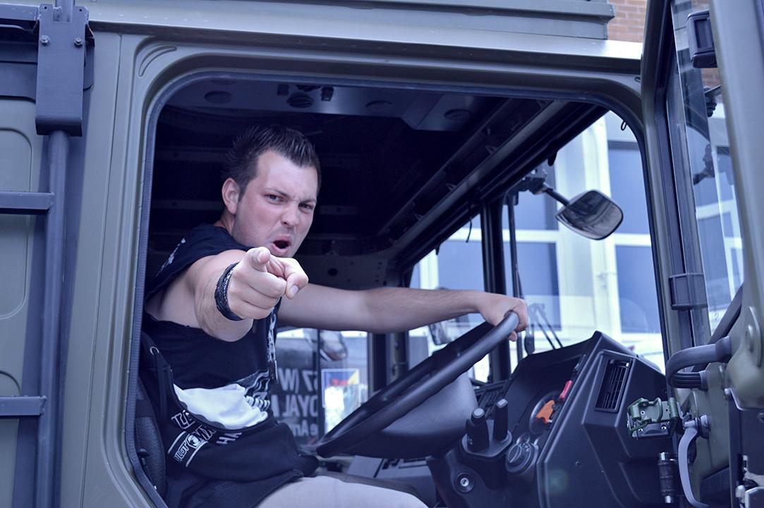 Yesterday <a href="/RoySerpentine/">Roy Millward</a> got the chance to get in a massive army truck...