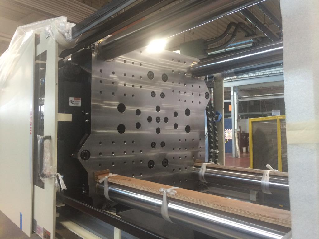 DEPplastics's tweet photo. Exiting day! New presses have arrived. 500 ton and 40 ton #Nissei http://t.co/4M93FkIr2h