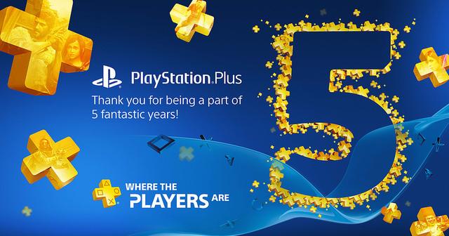 PlayStationEU's tweet image. PlayStation Plus turns 5 today! If you’ve been with us since the beginning, check your email…bit.ly/1HsnHtd