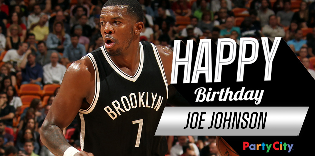 Join us and in wishing Joe Johnson a happy birthday! 