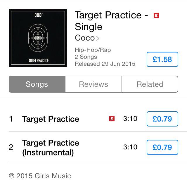 #TargetPractice by @CokesM3 is out now on <a href="/iTunes/">iTunes</a> and all other digital shops! itun.es/gb/mkJy8