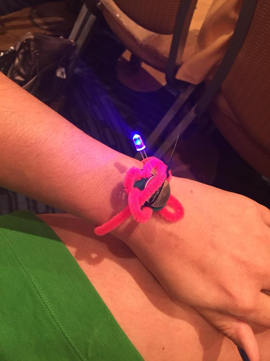 freedom_tweeter's tweet photo. #STEMaker Blinking Corsage http://t.co/IXS2lyrRWh