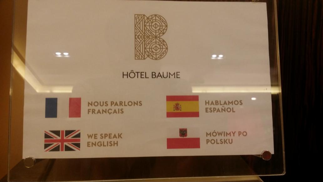 TorranceWindham's tweet photo. Team Baume can speak 4 languages altogether. I hope to fluently speak 3 one day. In time, I know I will!👍 #Inspired http://t.co/OZ0uPs5c9C
