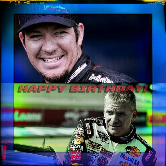 HAPPY BIRTHDAY today to both Jeff Burton and Martin Truex Jr! by talladegasupers 