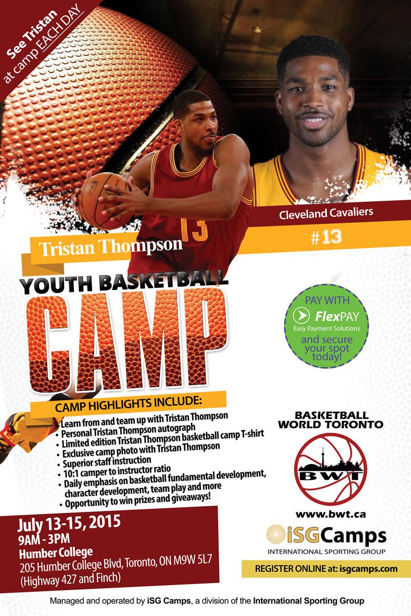 isgcamps's tweet photo. @L0VEandBBall Major Camps Coming to Toronto! Tristan Thompson, Cory Joseph &amp; Terrence Ross ☆ http://t.co/5fCAbzl4SN http://t.co/XQJ2BgEy4E
