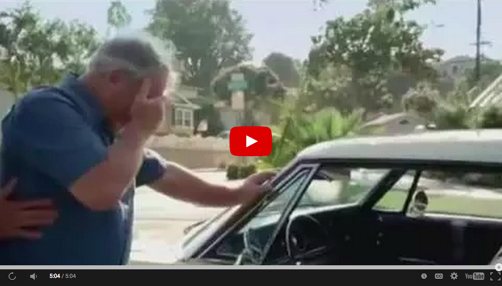 CarListerCo's tweet image. Watch this emotional video of a son getting his father's car back 40 years later. #Cars carthrottle.com/post/tcnArb/