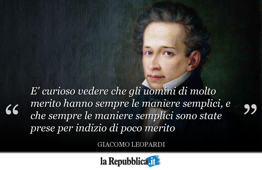repubblica's tweet image. 29 giugno 1798: nasceva a Recanati Giacomo Leopardi #AccaddeOggi