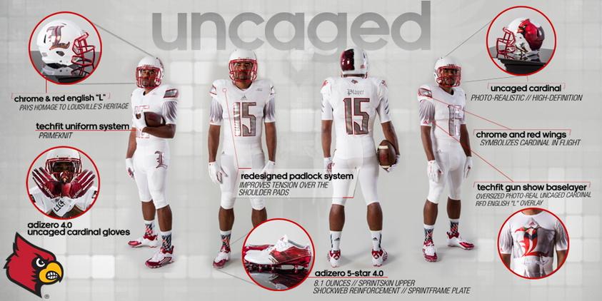 Louisville's new 'Uncaged Cardinal' uniforms