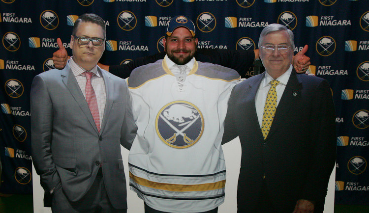BuffaloSabres's tweet photo. #Sabres fans, find your pics from the #SabresDraft2015 Party w/ @firstniagara here: https://t.co/w6a47BAcZr http://t.co/py81j0Ffds