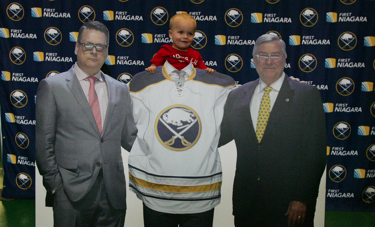 BuffaloSabres's tweet photo. #Sabres fans, find your pics from the #SabresDraft2015 Party w/ @firstniagara here: https://t.co/w6a47BAcZr http://t.co/py81j0Ffds