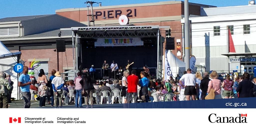 CIC a présenté #EntréeExpress aux immigrants et nouveaux arrivants lors du <a href="/Multifest/">MultiFest</a> de N-É, à #Halifax