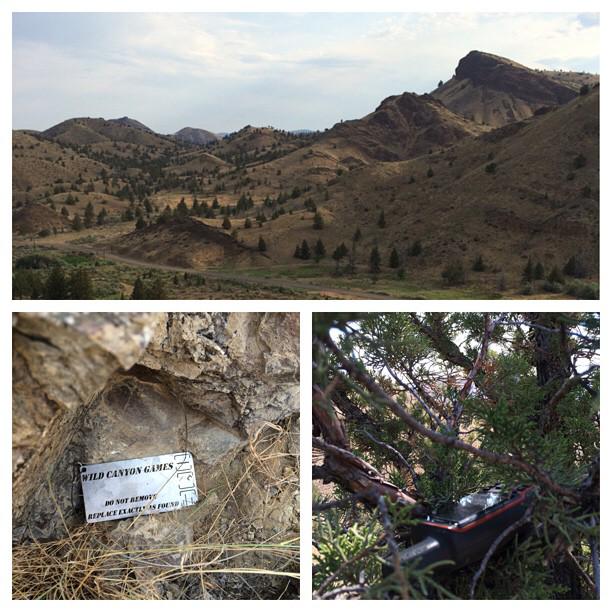 wildcanyongames's tweet image. Our team placed Geocaches in 109F weather, placing 77 caches in just 6 hours. #teamheatstroke #whatlimits