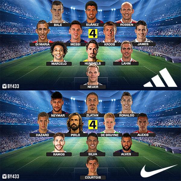 Lideres_Futbol's tweet photo. Adidas vs Nike

¿Que equipo elegirías?

RT - Adidas
FAV - Nike http://t.co/lJPmVE4Yzw