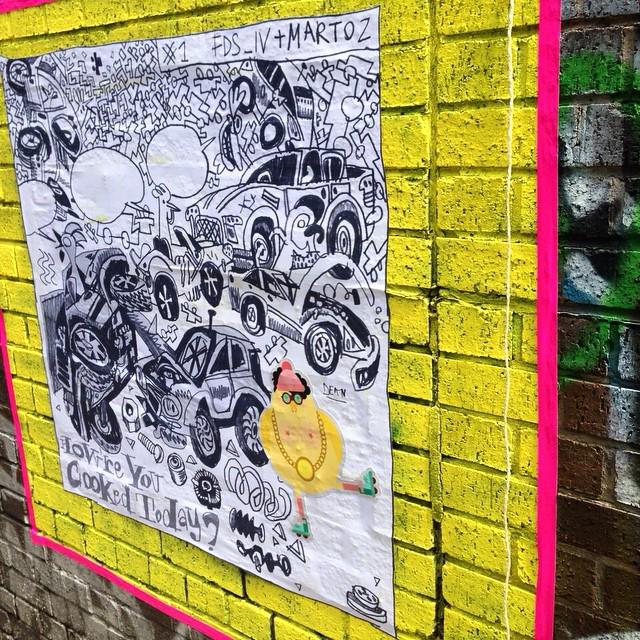 StArtEverywhere's tweet image. #streetartlondon #interactiveproject me and my sister @fds_iv (!!!) #cooperation by alemartoz