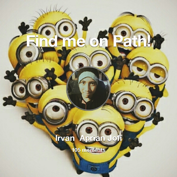 Mas_Jofi's tweet photo. I've shared 105 memories with my friends on #Path - see them now at http://t.co/oqr1D4mBFX! #thepersonalnetwork http://t.co/MYAQjcrelI