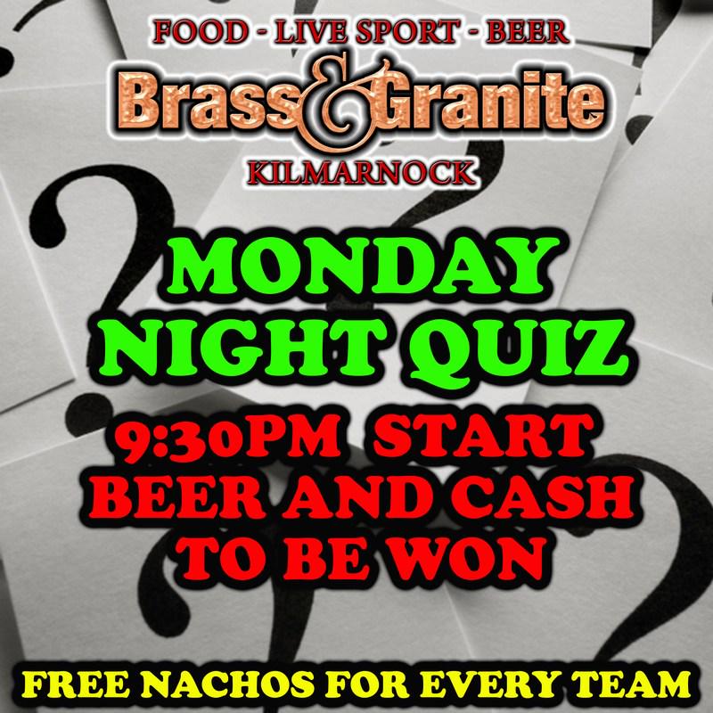 BrassandGranite's tweet image. #pubquiz on tonight folks 9:30pm start with cash and beer to be won with @jennineil hosting as always -  #freenachos