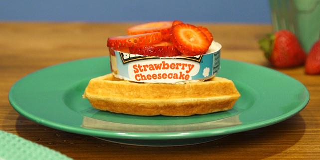Waffle lovers, rejoice! The ice cream sandwich hack you’ve been waiting for is here! Recipe > benjerrys.co/1IGt6rk