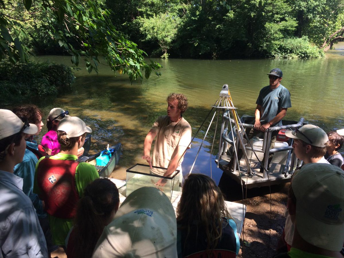 JRExpeditions's tweet photo. Thank you @VDGIF for the demonstration on electroshock fishing.  #jrexpd2015 http://t.co/K8brWtVI2r