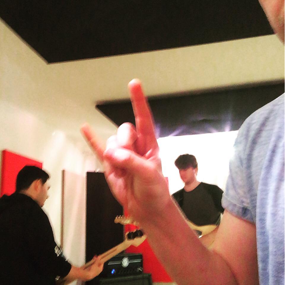 We just wrote a song and it's heavy as fool!