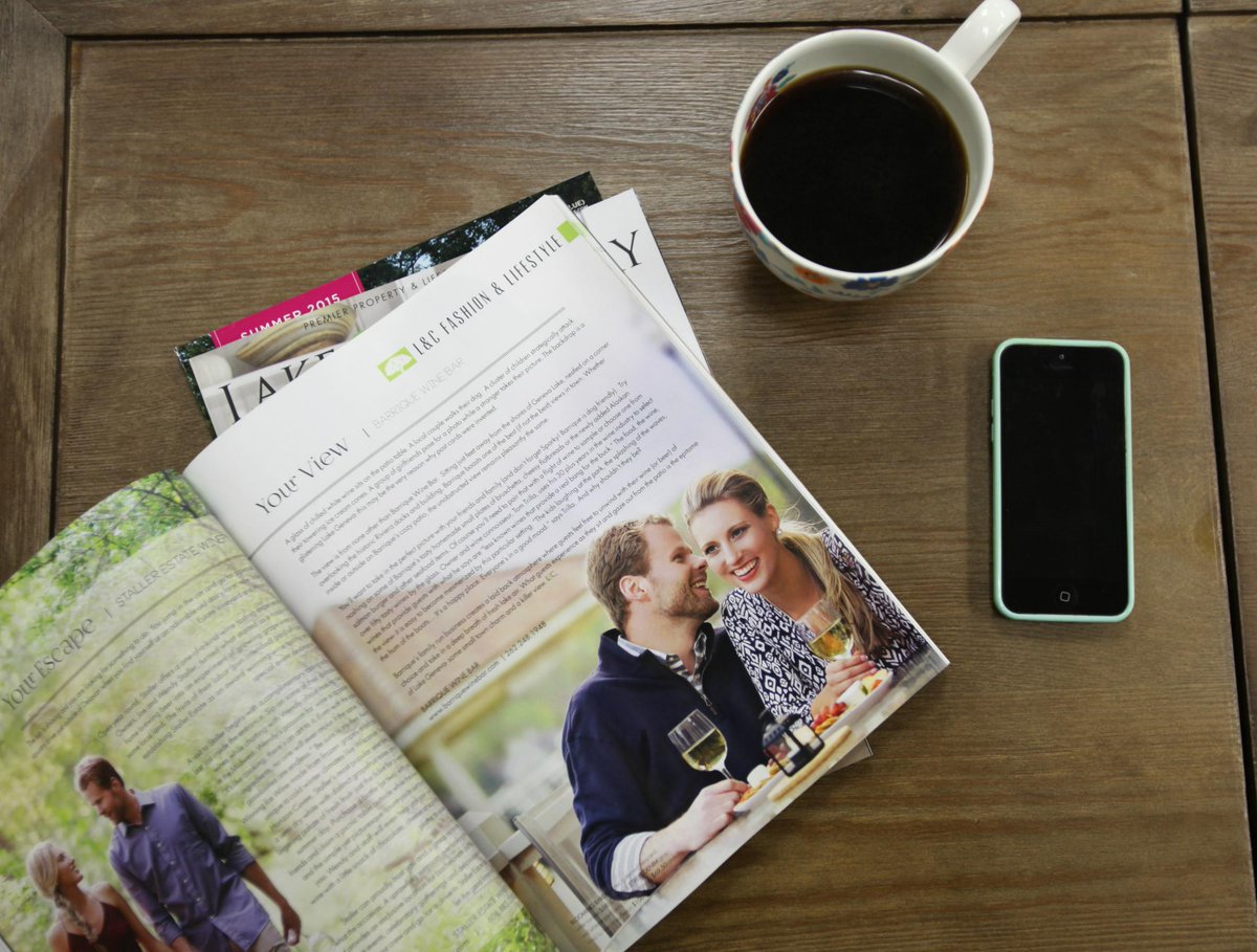 LakeAndCo's tweet photo. If you haven't checked out the latest issue of @LakeCo magazine, you won't want to miss this! http://t.co/Q4VTiXBpcU