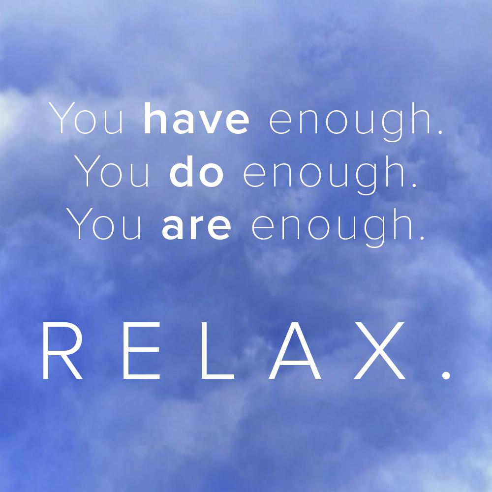 JennaSheinelle's tweet photo. You are enough and don't second guess that. Let's start this week off peacefully. #FundayMonday #KLGandHoda http://t.co/7hQ9YCgRmd