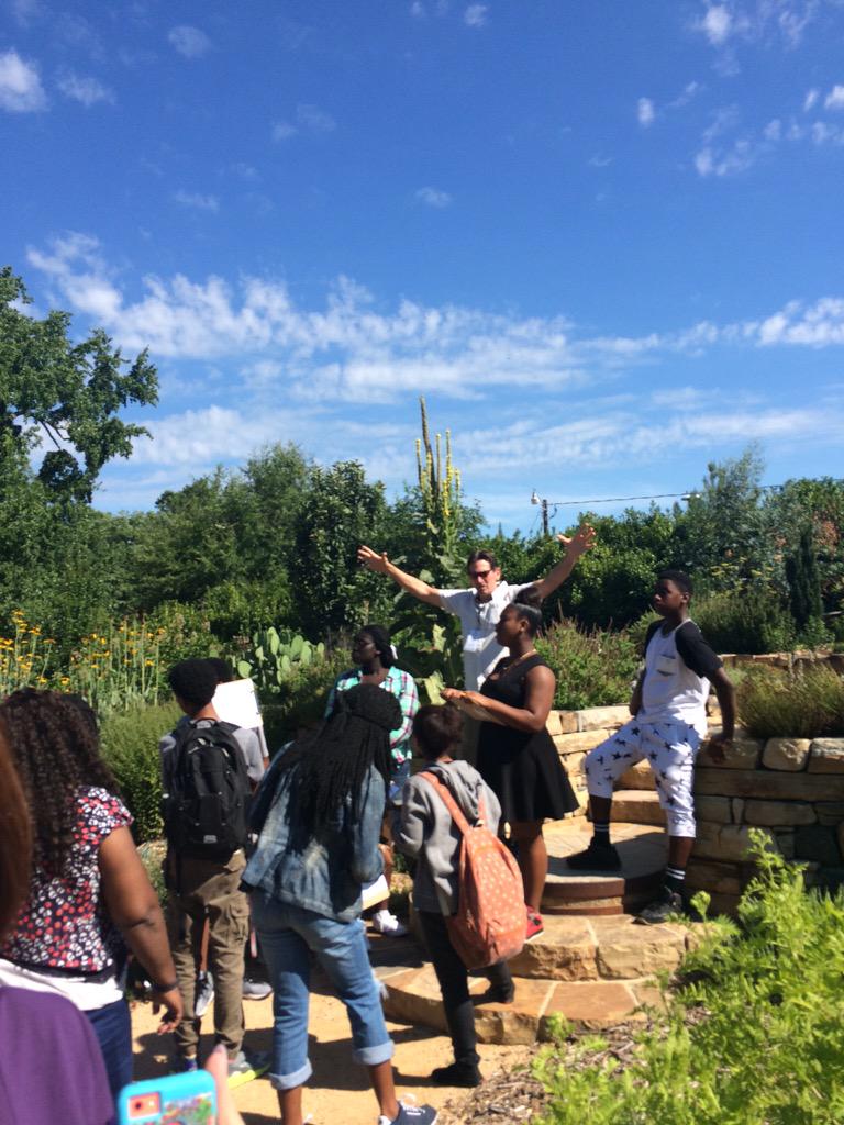 @DPSsecondaryCIA Stepping Up HS students visit Duke Gardens. #scales #proportions #area #planning