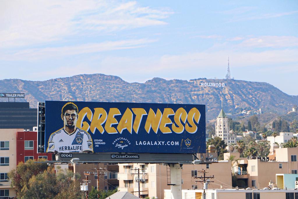 LAGalaxy's tweet photo. The #LAGalaxy will introduce Steven Gerrard at halftime of Saturday’s match at @StubHubCenter: http://t.co/MTxsd6116j http://t.co/LMyttwZ2Kq