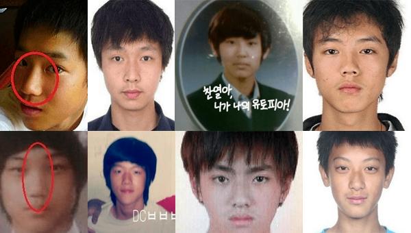 KpopYouzab's tweet photo. เนติเซนชี้สมาชิก EXO ผ่านการทำศัลยกรรมพลาสติกมาก่อน!! http://t.co/kEWmfi03aS http://t.co/z0rTRKnPmK