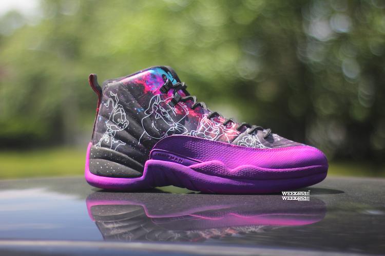 Nice Kicks on X: Air Jordan 12 “Space Jam” Custom by Rocket Boy