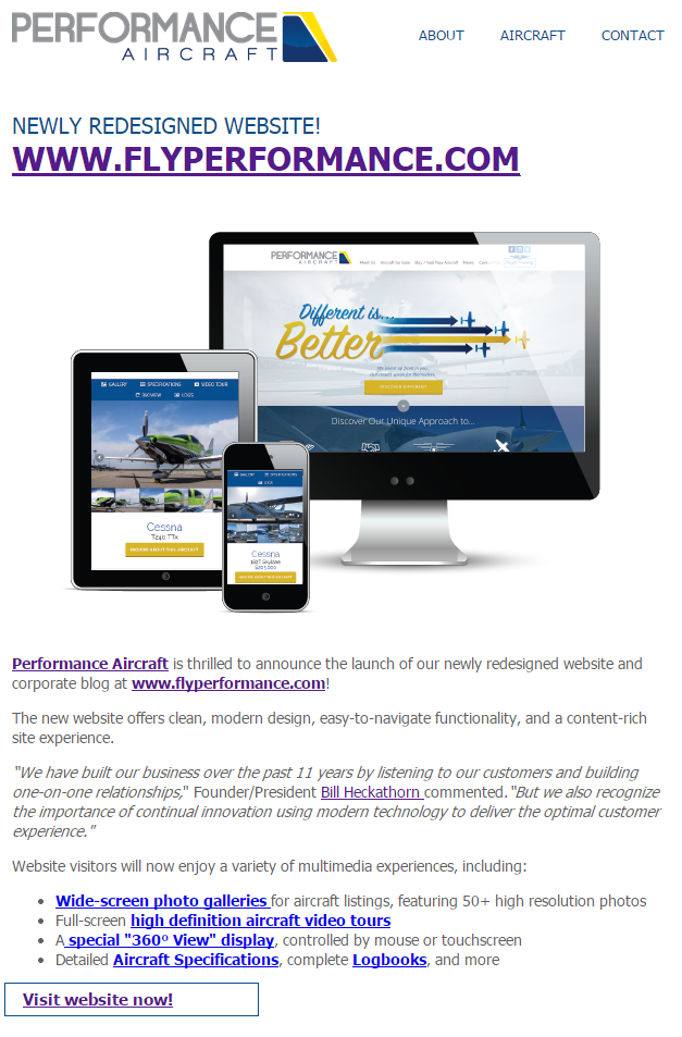 TheAviationZone's tweet image. #flyperformance #websiteredesign Come see the new Performance Aircraft flyperformance.com