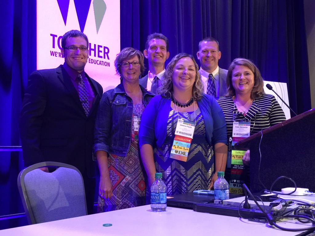 So #proud of this team ROCKED at #ISTE2015 #LHCODES <a href="/GackeLoessHills/">Gacke Loess Hills</a> <a href="/libraryPolly/">Polly Meissner</a> <a href="/mrsvanderloo/">Jody Vanderloo</a> <a href="/mrs_faulk/">MrsFaulkFirstGrade</a> <a href="/JSB1965/">John Beeck</a>