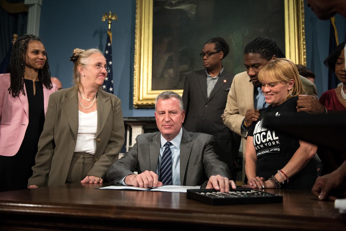 By banning the box today, we open the door to jobs for New Yorkers who’ve paid their debt to society.