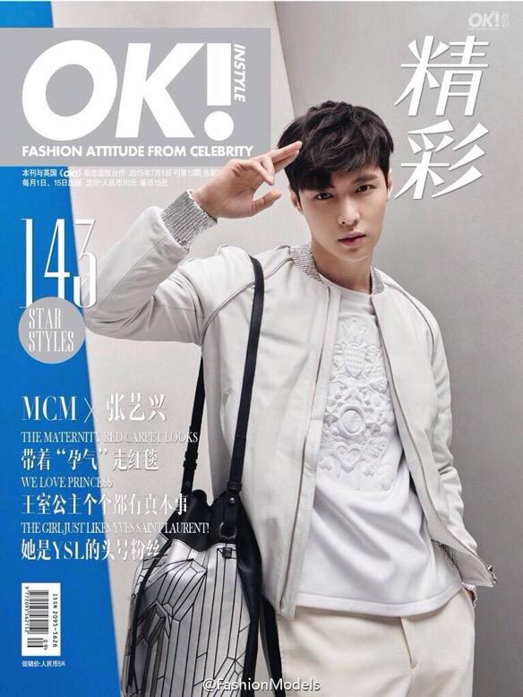 EXOGlobal's tweet photo. [PIC] 150629 OK! Magazine - Lay Cr: Fashionmodels http://t.co/fdREoHtZcG
