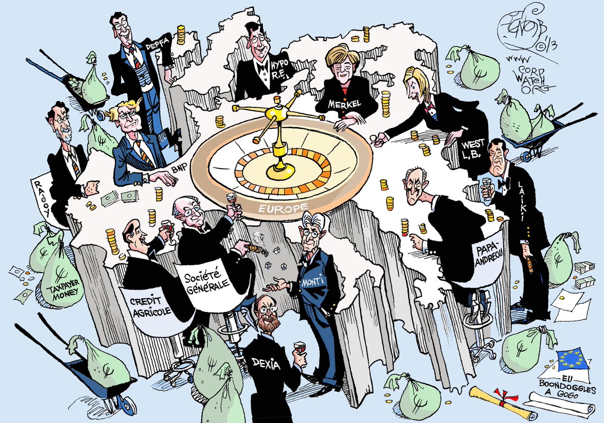 CorpWatch's tweet photo. See #CorpWatch background on the "Eurozone Profiteers" & the role of banks in the Greek crisis http://t.co/6AdxFXHksb http://t.co/we1Jv7sIOW