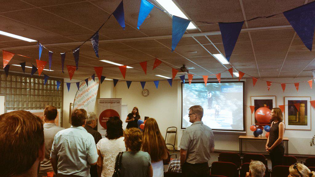 "Mooi om te zien dat het hier in Breda niet alleen bij sportverenigingen is gebleven!" @MiriamHaagh <a href="/maakernpuntvan/">Maak er een punt van</a>