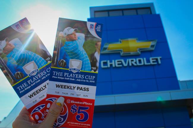 murraychevrolet's tweet photo. We're giving away 2 passes to @theplayerscup ($50 value)! RT to enter; winner drawn July 3! #winnipeg #contest #golf http://t.co/eSA2Gsfa3a
