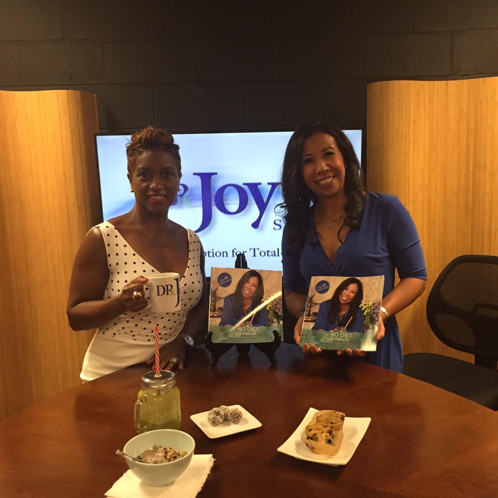Thank you Dr. Joy for the TV debut of The No Diet Cookbook <a href="/DrJoyO/">Dr. Joy - International Keynote Speaker, Author</a>