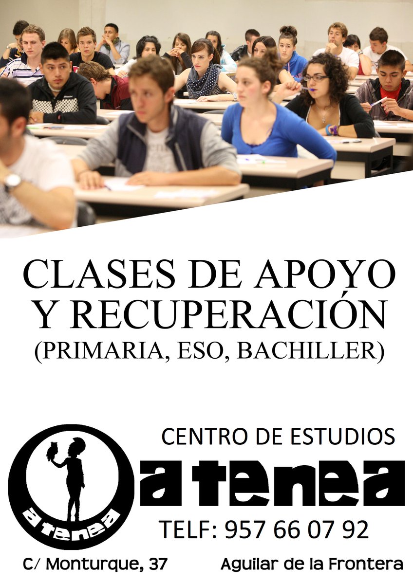 AteneaCES's tweet photo. ¿Necesitas que te ayudemos con alguna asignatura? Ven e infórmate a @AteneaCES http://t.co/2LOpLbIzwc