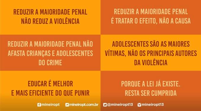 SocSemPrisoes's tweet photo. A proposta de reduzir a maioridade penal não resolve e é demagógica e eleitoreira. #ReduçãoNãoÉSolução http://t.co/Jrtu6x92zu
