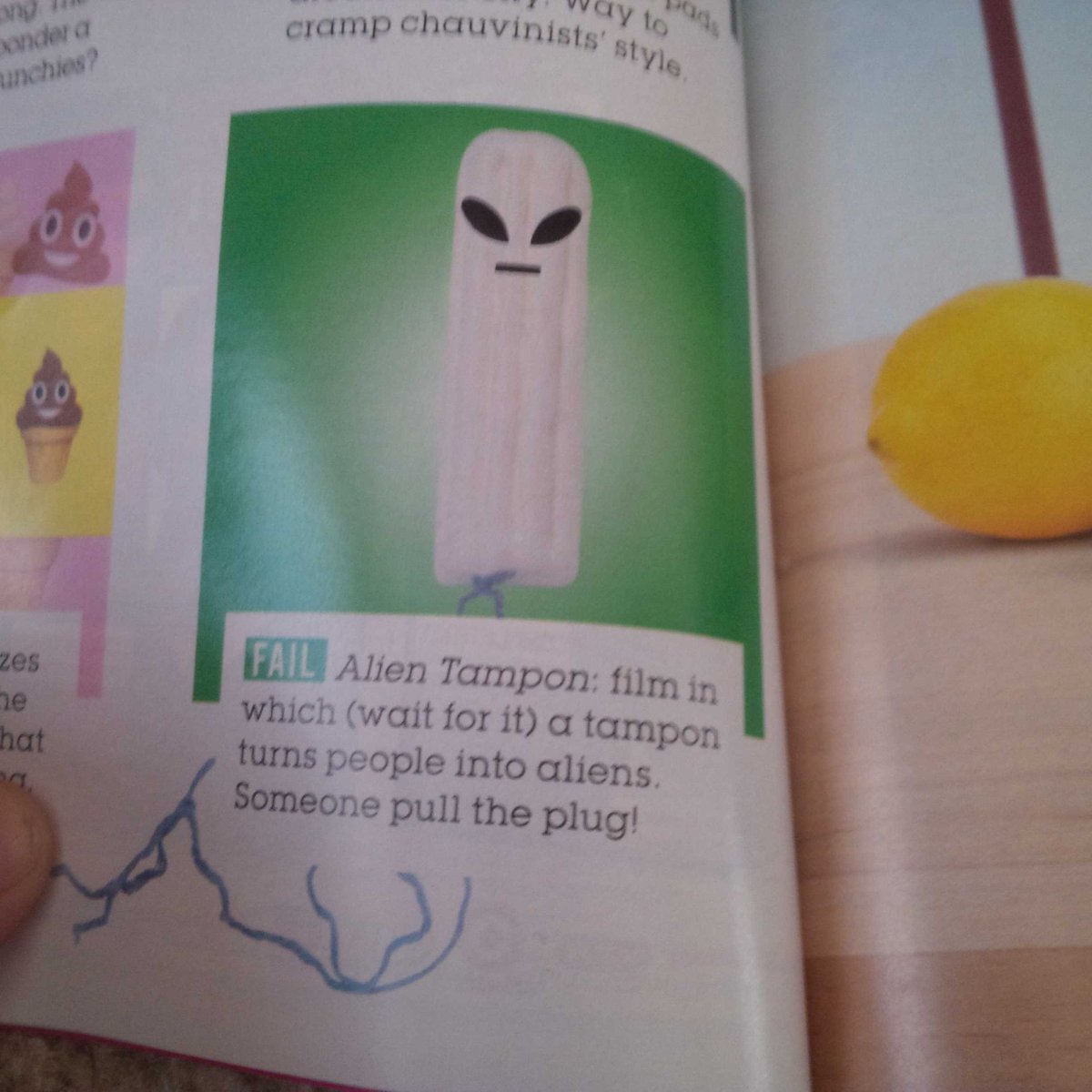KayNoire's tweet photo. What now? #AlienTampon ? This is worse than #Sharknado XD http://t.co/xaWJZVBJKn