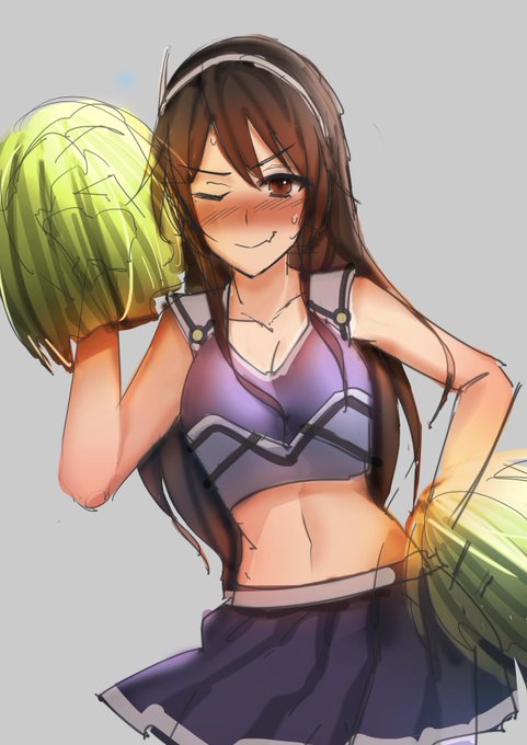 足柄さんでグリザイユの練習。チアコスの柄煮詰まったのでまた明日 