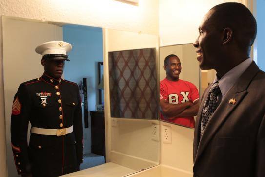 ThetaChiIHQ's tweet photo. @thetachi_ucf's @Lucdwin_Luck for #MilitaryMonday:  "My reflection reminds me of who I am." #selfassurance #thetachi http://t.co/HTbVsU4kCb