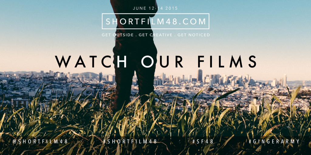 Shortfilm48's tweet photo. The race is ON to be in the Final 6 going through to our Grand Jury for #SF48. Watch, like and tell us your fave now! http://t.co/Vg4w0hFSL8