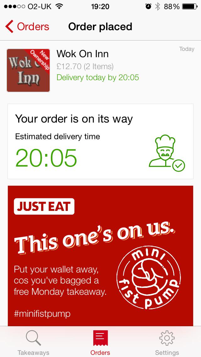 RowanSam's tweet photo. @JustEatUK Some days everything just clicks into place ;) http://t.co/StZF9FDNxI