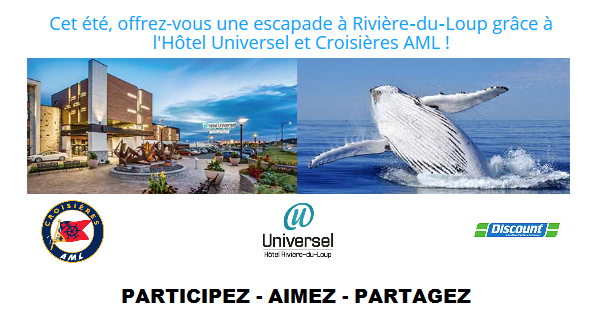 SuperChanceux's tweet photo. Concours Offrez-vous une escapade à Rivière-du-Loup!

CLIQUEZ ICI POUR PARTICIPER ➤  … http://t.co/iri6llNhbS http://t.co/fKUqse7ToJ