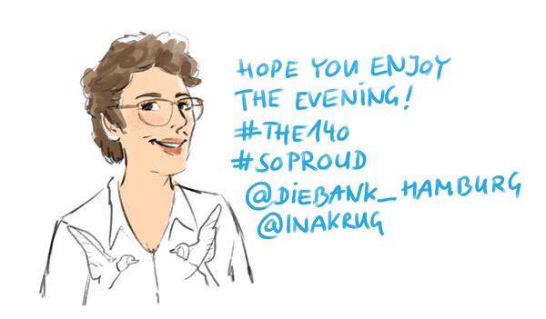 The140's tweet photo. Enjoying #The140 @DIEBANK_Hamburg with @InaKrug http://t.co/f9FmYYOXIY