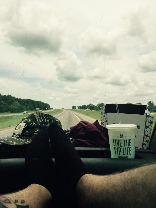 kylevizzot's tweet photo. Cruising on a day off with my literal fucking boys. #livetheviplife http://t.co/JCkDFIUa5D
