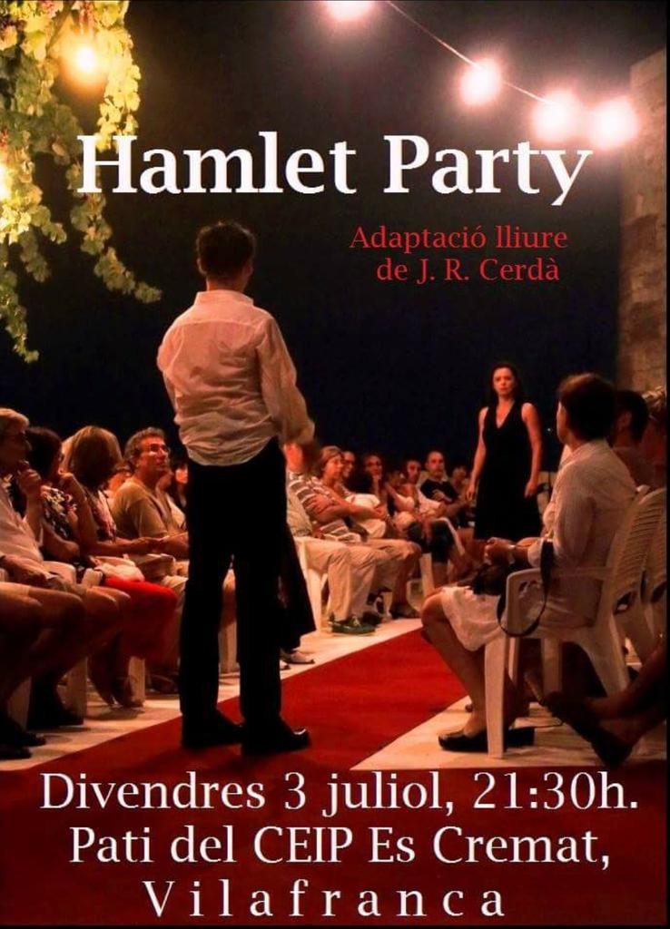 pepcerda's tweet photo. Divendres dia 3, #HamletParty a Vilafranca! http://t.co/fX3aj0rp3i