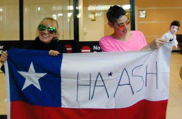 Errehtink's tweet photo. Hoy juega #Chile y @haashoficial lo sabe 😎😎 Seeee acheeee iiiii... #HaAshEnChile 👏👏👏 http://t.co/wB0EDke9sp